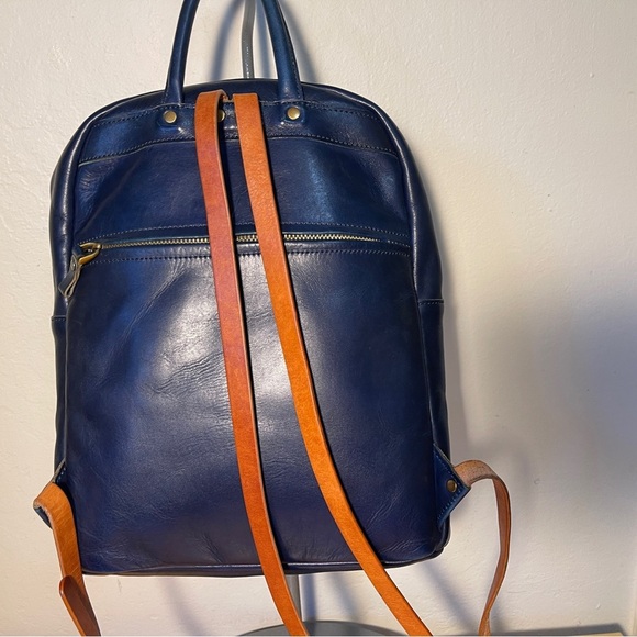 Foressence Kingston Blue Leather backpack main image 4
